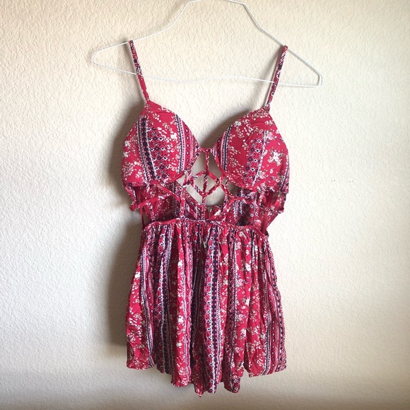 LF Red Romper - Picture 2 of 6